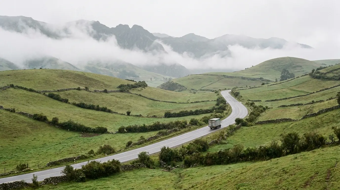 Landscape of the Cajamarca region, Peru — illustrative image