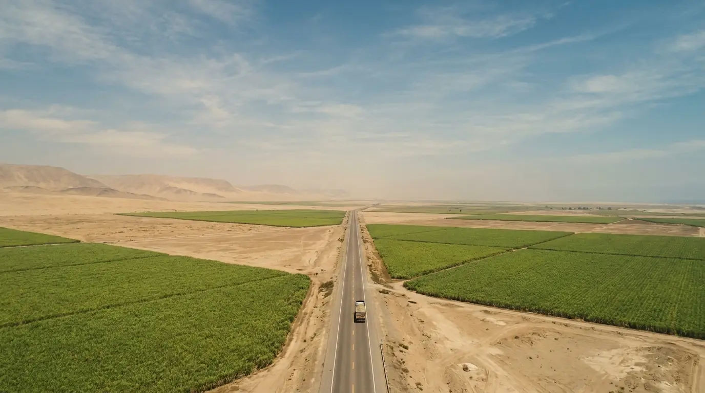 Landscape of the Trujillo region, Peru — illustrative image